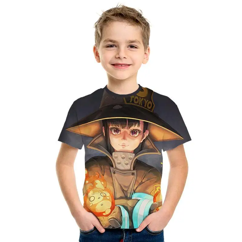 3D  pattern for men and women children's clothing T-shirt   cartoon 3D series kids t-shirts male and female cute shirt T-shir