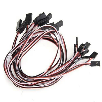 

10 PCS 3pin Male to Female Servo Extension Cord Lead Wire hdmi cable Airplane Length