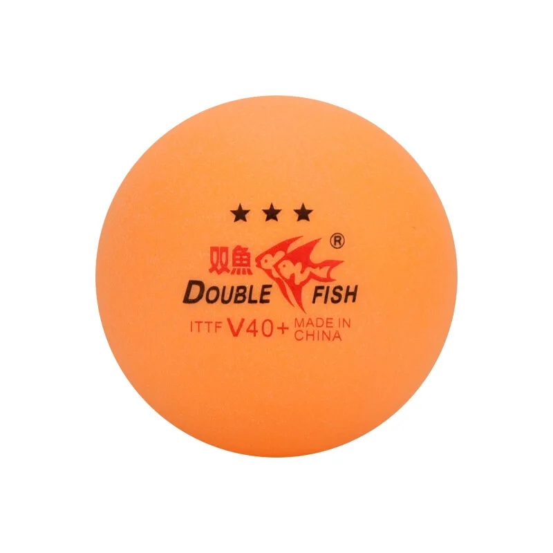 Orange 60 Balls 30/60 шаров/120 Шары Двойной Рыба, шарики для настольного тенниса, V40+ 3-звезда товар отправляется без коробки ABS материал пластик поли для пинг понга tenis de Меса - Цвет: Orange 60 Balls
