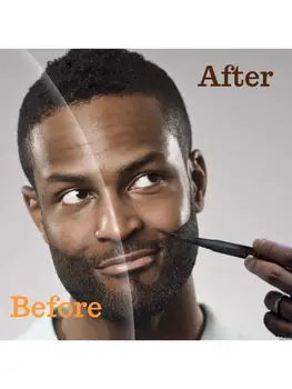 

Waterproof Beard Pen Barber Pencil and Brush Male Mustache Repair Styling Tool
