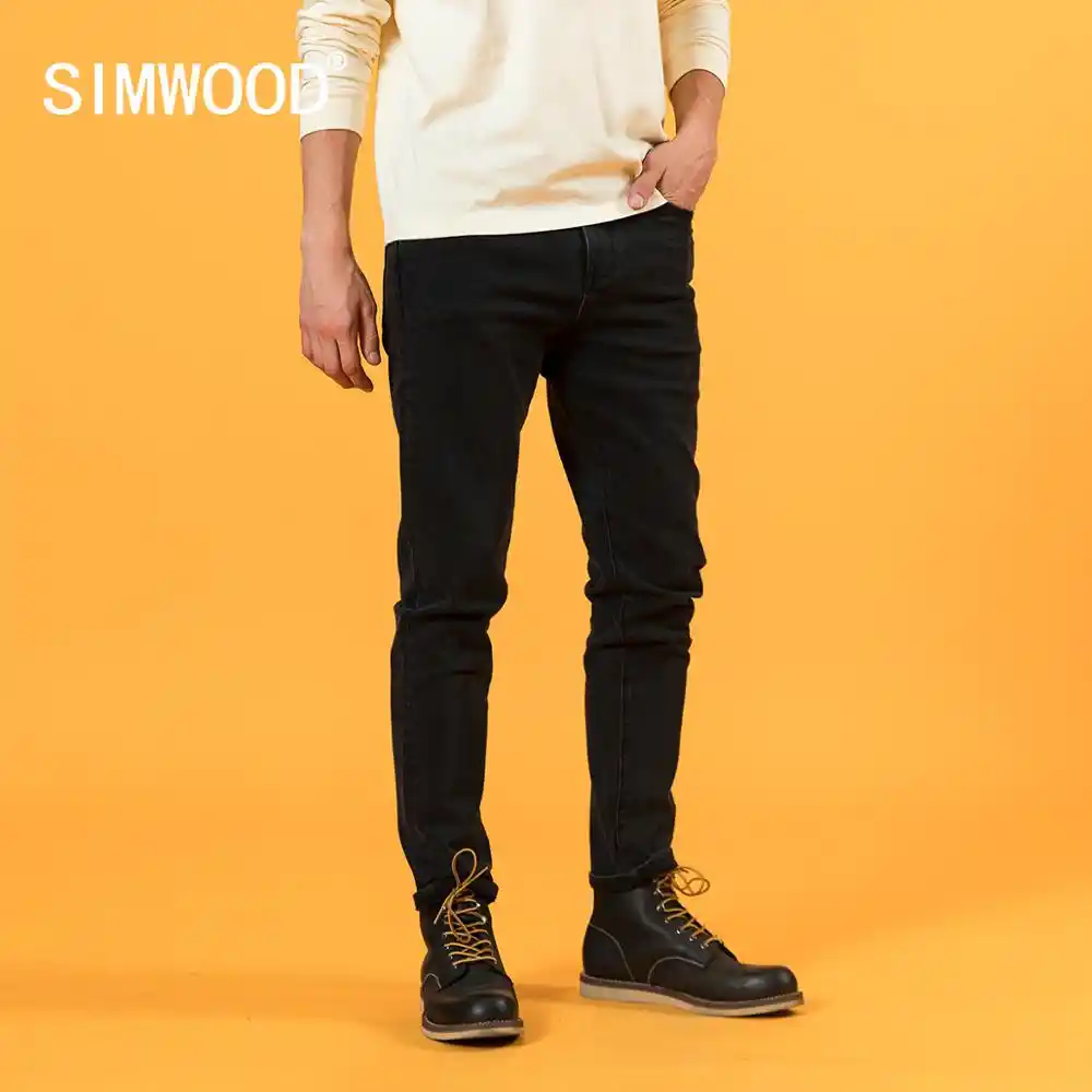 black tapered jeans mens