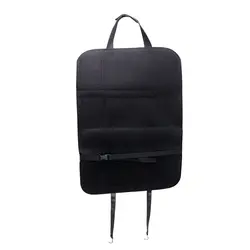 57*41 см 2 * сумки для хранения автомобильное сиденье полиуретановая кожа Задняя сумка для хранения iPad держатель многокарманный черный