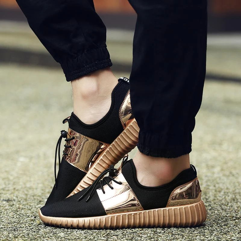 Black and gold gym shoes Clearance