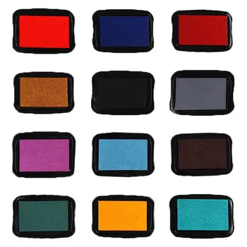 

Handmade DIY Water Based Scrapbooking Ink Pad for Rubber Stamps Printing Wood K1AB