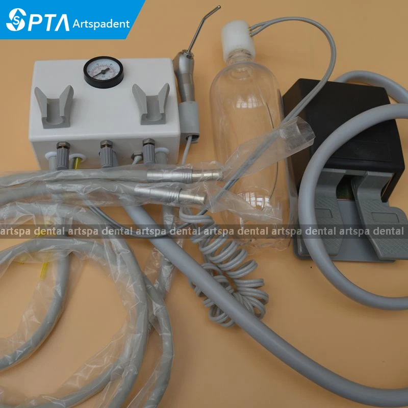  High Quality Wall Type Hanging Dental Lab Portable Turbine Unit Handpiece tube 2 pcs 4 hole or 2 ho