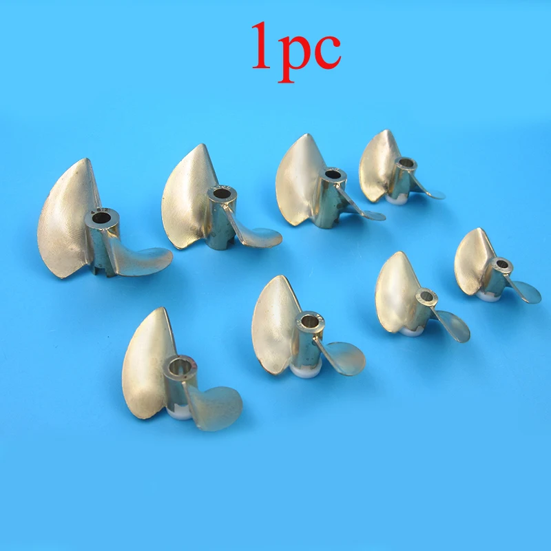 

1PC Marine Propellers Diameter 30/32/35/38/40/43/48/50/52mm Copper Paddle 2 Blades Propeller for RC Speed Racing Electric Boats
