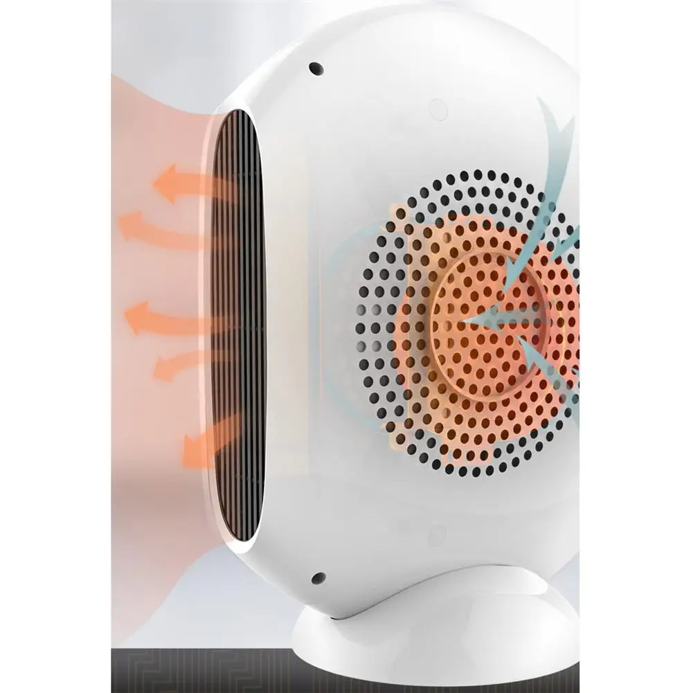

Portable Electric Heater Fan Space Heater Adjustment Cool Warm Dual-Use Touch Sensing Smart Heaters Quick Heating Home Office