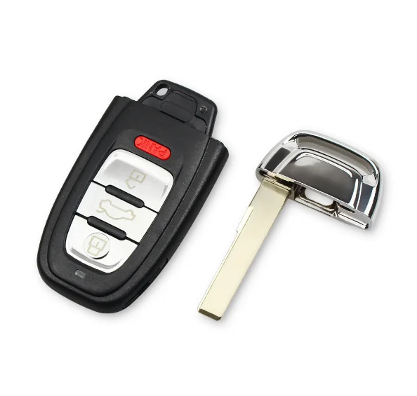 XZCFOR 3+ 1 кнопка для Audi A3 A4 A5 A6 A8 Quattro Q5 Q7 брелок умный дистанционный ключ 315 МГц ID46 чип FCC ID: IYZFBSB802 2009