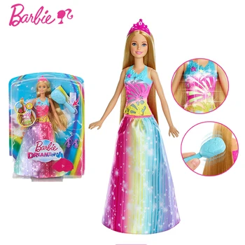 barbie rainbow lights mermaid doll