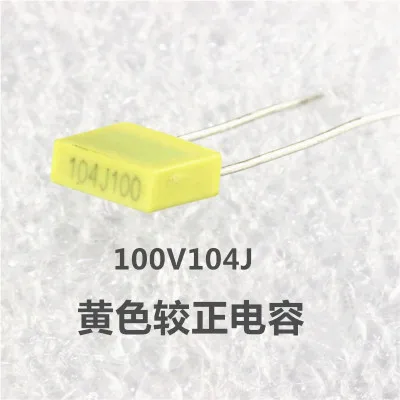 20 шт. корректирующий конденсатор 100NJ100 100V104J 100NF 0 1 UF 100V 104 104J 5 мм полипропиленовая