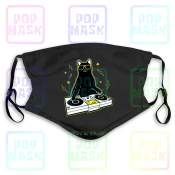 

Anti Pollution Mask Cat Dj Funny Turntable Music Lover Gift Replaceable Filter Anti-PM2.5