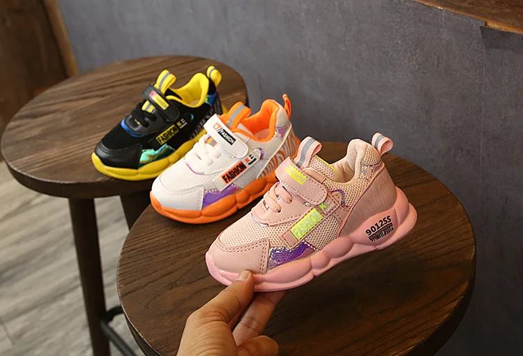 Baby breathable soft bottom net shoes autumn new of boys girls non-slip casual shoes children's sports shoes