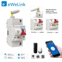 1P WiFi Smart Circuit Breaker Automatic Switch overload short circuit protection with Amazon Alexa Google home for Smart Home