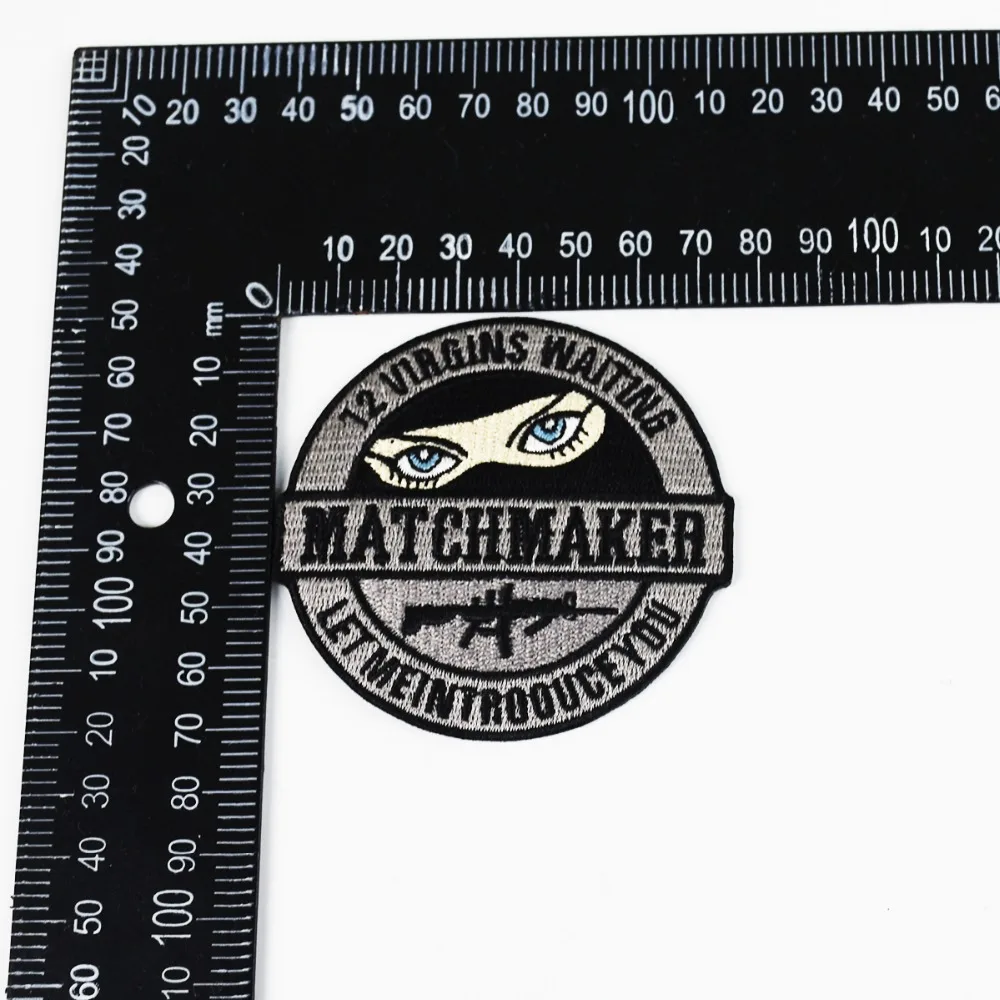 MATCHMAKER патч вышитая аппликация на заказ одежда украшения DIY наклейки Железный на девочек куртка жилет футболка сумки брюки значки
