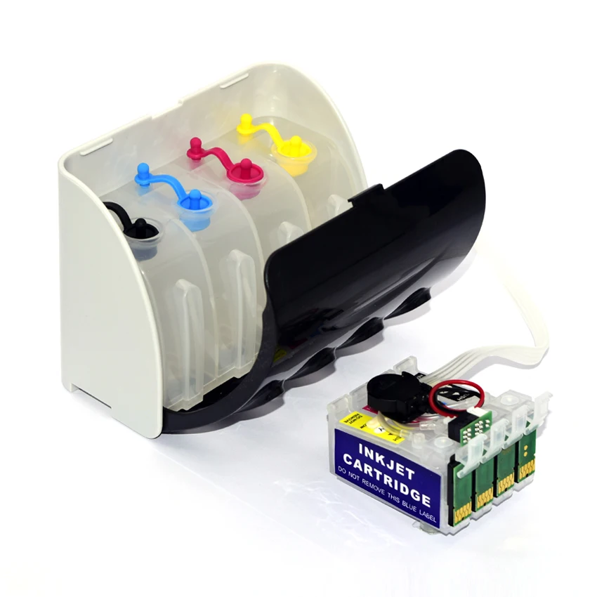Ciss com o Chip Arc para Epson Wf-7210 Wf-7610 Wf-7620 Wf-7710 Wf-7715 Wf-7720 Impressora 252xl T2521-t2524 Wf-3620 Wf-3640 Wf-7110 2 High Quality Computador e Escritório
