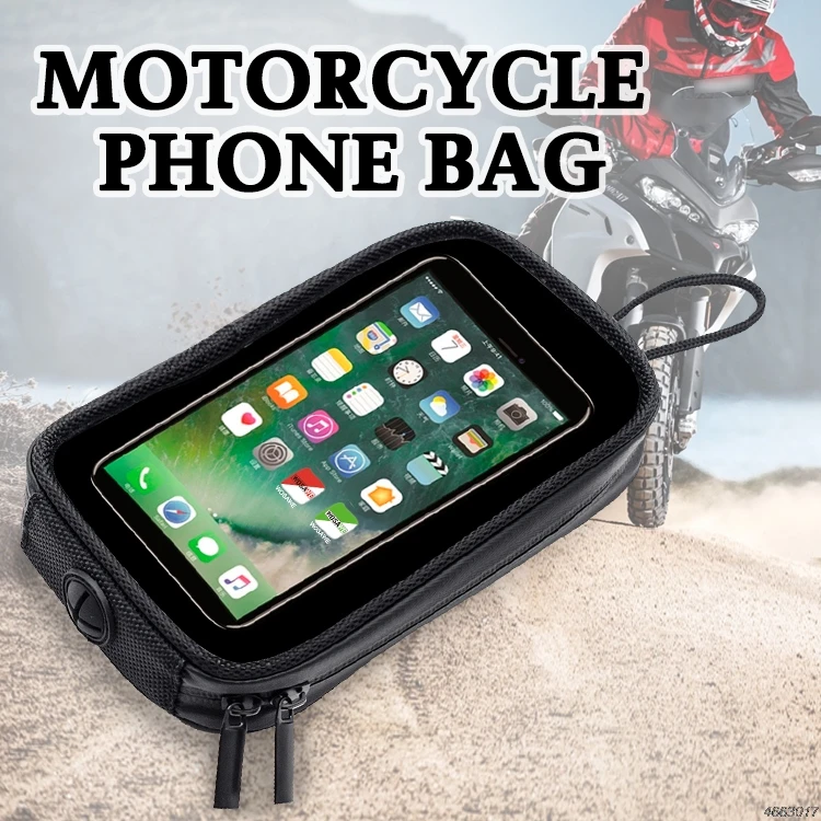 GHOST RACING мотоциклетная Магнитная сумка для топливного бака, сумка для мобильного телефона с gps навигацией, сумка для мотокросса, дорожная сумка для багажа