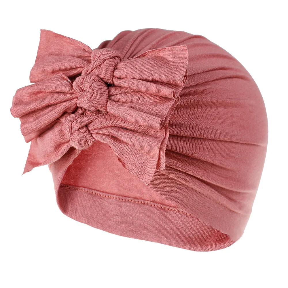 

New Winter Baby Hat for Girls Big Bow Autumn Turban Baby Cap Photography Props Infant Beanie Baby Girl Hat Accessories 11 Colors