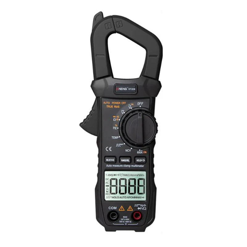 

Digital 6000 Counts True RMS NCV Clamp Meter Auto Current Voltage Multimeter Square Wave Frequency Resistance Temperature Meter