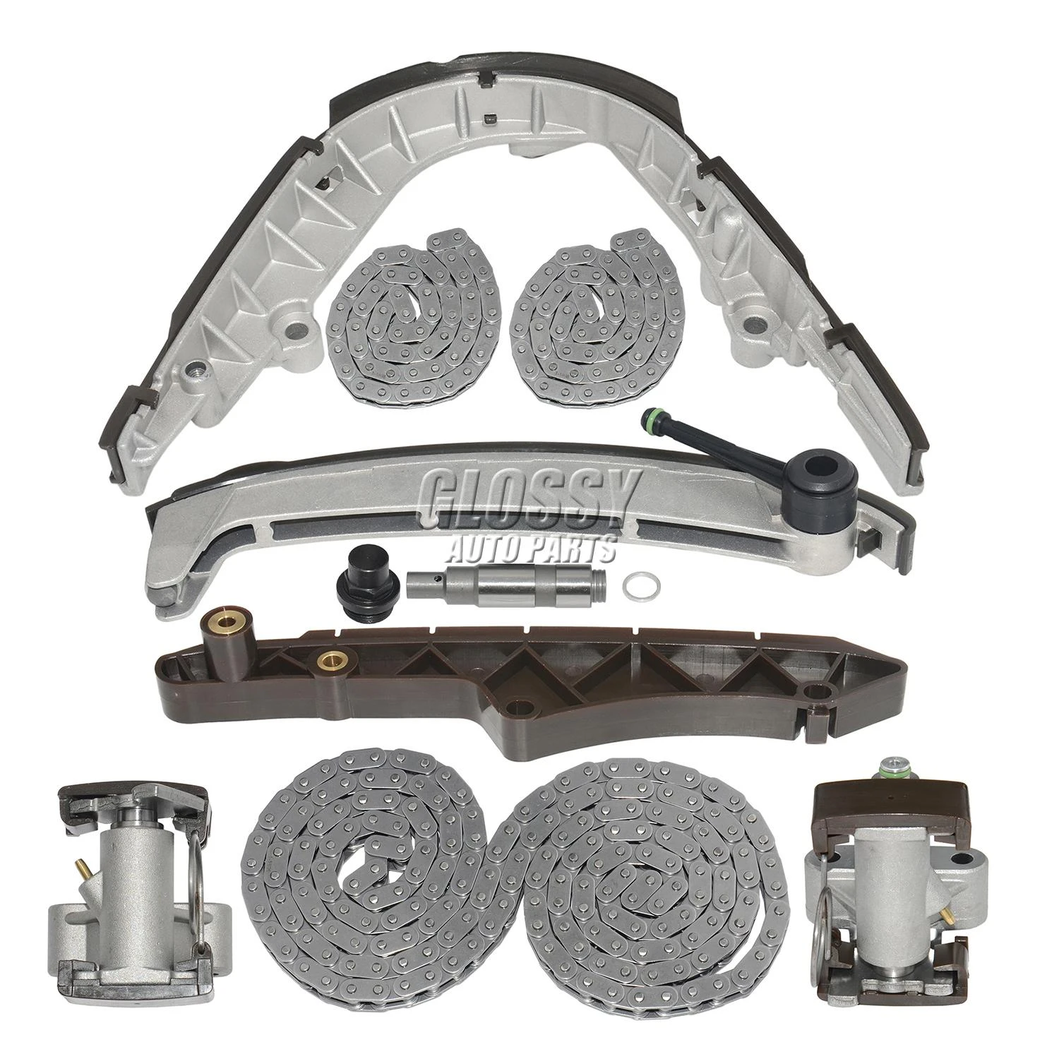 Ap03 9pcs Engine Timing Chain Kit M62 For Bmw E39 E38 535i 540i 740i X5