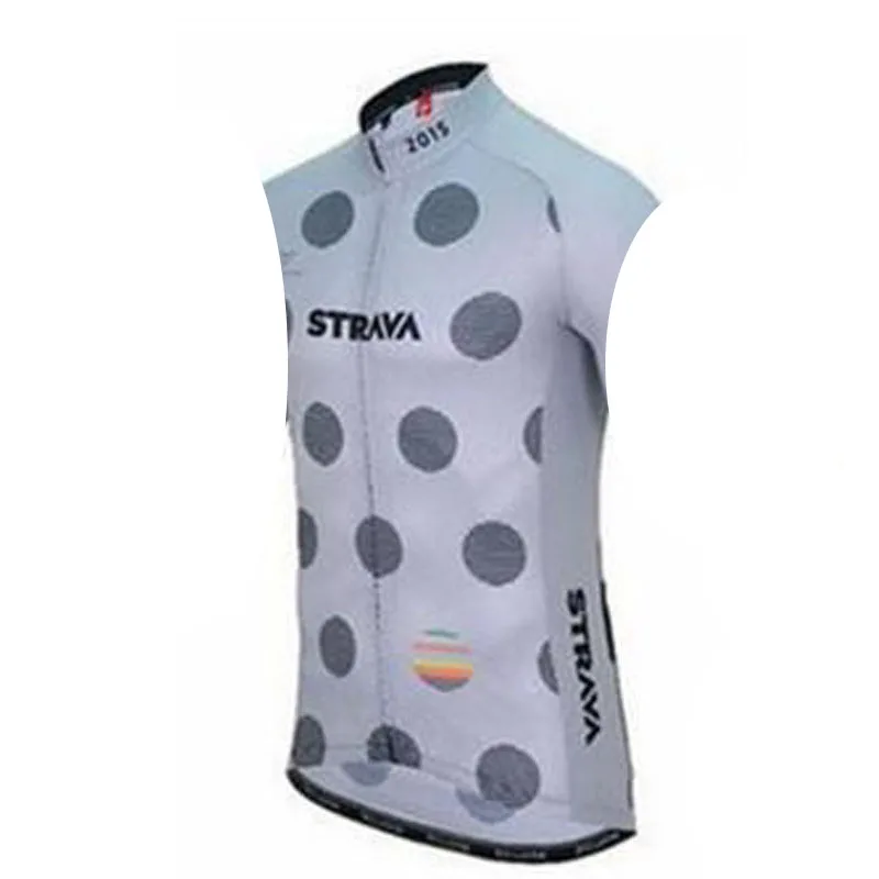 STRAVA мужские про команды майки для велоспорта без рукавов куртка для велосипеда, байка велосипедная рубашка одежда для мужчин - Цвет: 3