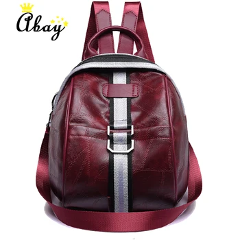 

Aelicy women Backpack Retro Multi-function Waterproof women backpack leather girls School Bag Satchel Travel Ladies Backpack HOT