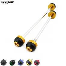 For Kawasaki ZX-14R 2006-2014 Motorcycle Front Rear Wheel Axle Fork Slider Crash Protector Drop Falling Protection