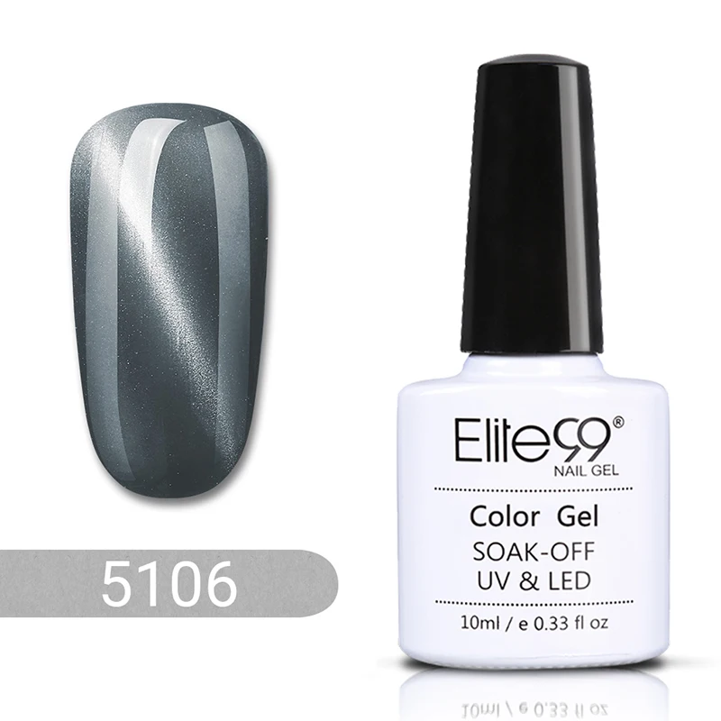 5106 Elite99 Magnetic Gel Nail Polish 10ml Wine Red Cat Eye Nail Art Gel Soak Off UV LED Gel Varnish Soak Off UV LED Nail Art Gel - Цвет: 5106