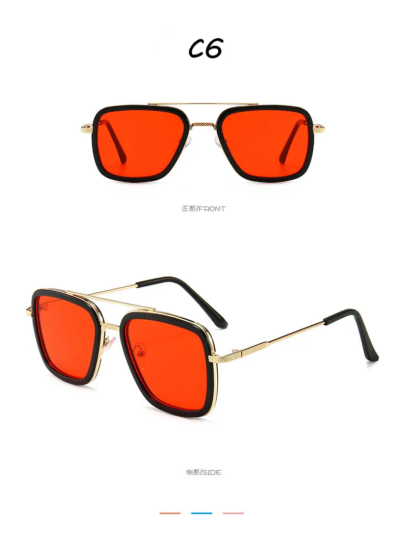 Lentes Tony Stark, детские солнцезащитные очки, сплав, очки, Железный человек, солнцезащитные очки для детей 8-16 лет, для мальчиков и девочек, Kinder zonnebrillen