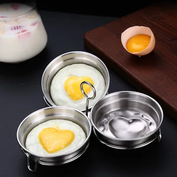 

Kitchen Breakfast Egg Cooker Household Mini Stainless Steel Steamed Egg Cooker Boiled Stewed Tool Cooking Gadgets Accessories