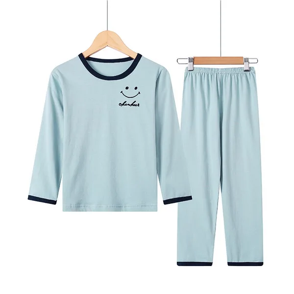 Kids Boys Sleepwear baby girl spring cotton sets Children Homewear Pajamas for Boy Pyjamas Kids Nightwear 0-13Y teenage clothes - Цвет: style 6