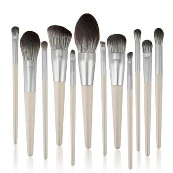 

OUBLDIOR 12pcs Makeup Brushes Set Eye Shadow Blending Eyeliner Eyelash Eyebrow Beauty Make up Brush Professional Eyeshadow Brush