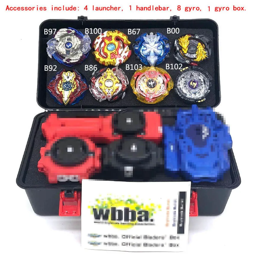 B148 Beyblade Burst Bey Blade игрушка металлическая Funsion Bayblade набор коробка для хранения с ручкой пусковая пластиковая коробка игрушки для детей
