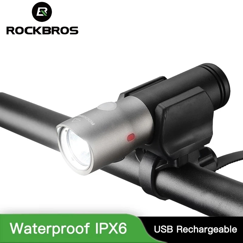 Велосипесветильник ROCKBROS водонепроницаемый IPX6 18650 мАч 3000 лм|Велосипедная фара| |