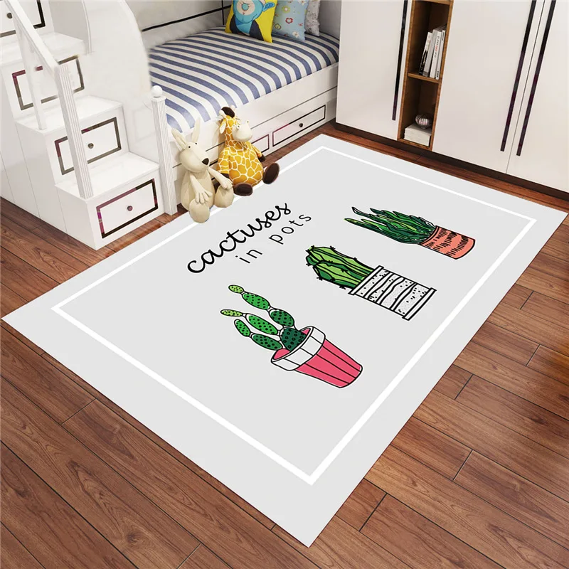 

Kids Room Antiskid Rug Rectangle Stars Bedroom Sofa Mats Coffee Desk Carpets New Desig Geometric Living Room Carpet CF