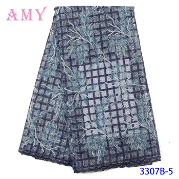 

New Design Velvet With Sequins African French Velvet Lace Fabric High Quality Nigerian Velvet Lace Fabric For Garment AMY3307B
