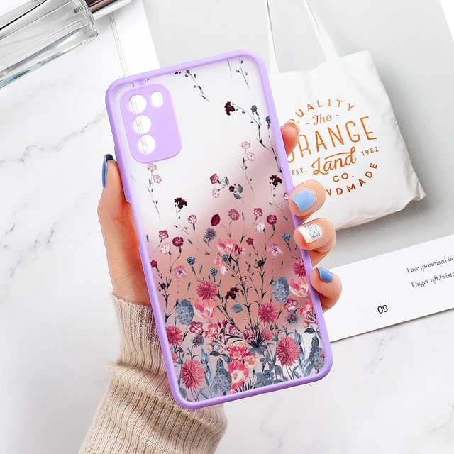 Redmi Note 10 Pro Case Poco X3 Pro Case Floral Fundas For Xiaomi 11T Redmi Note 11 8 9 Pro 9A 9T Poco F3 M3 M4 Mi 11 Lite Cover 2OA71