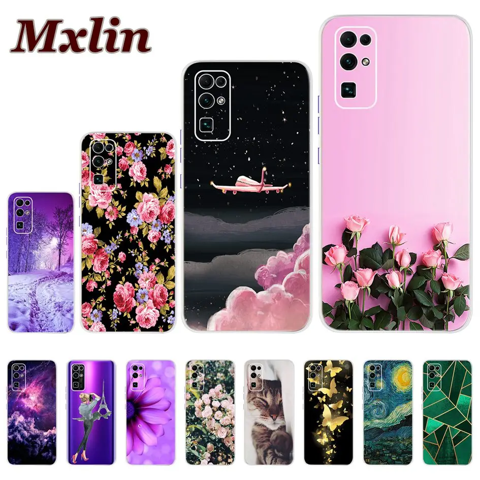 Soft Silicone TPU Pattern Phone Case - Shockproof Bumper Cover