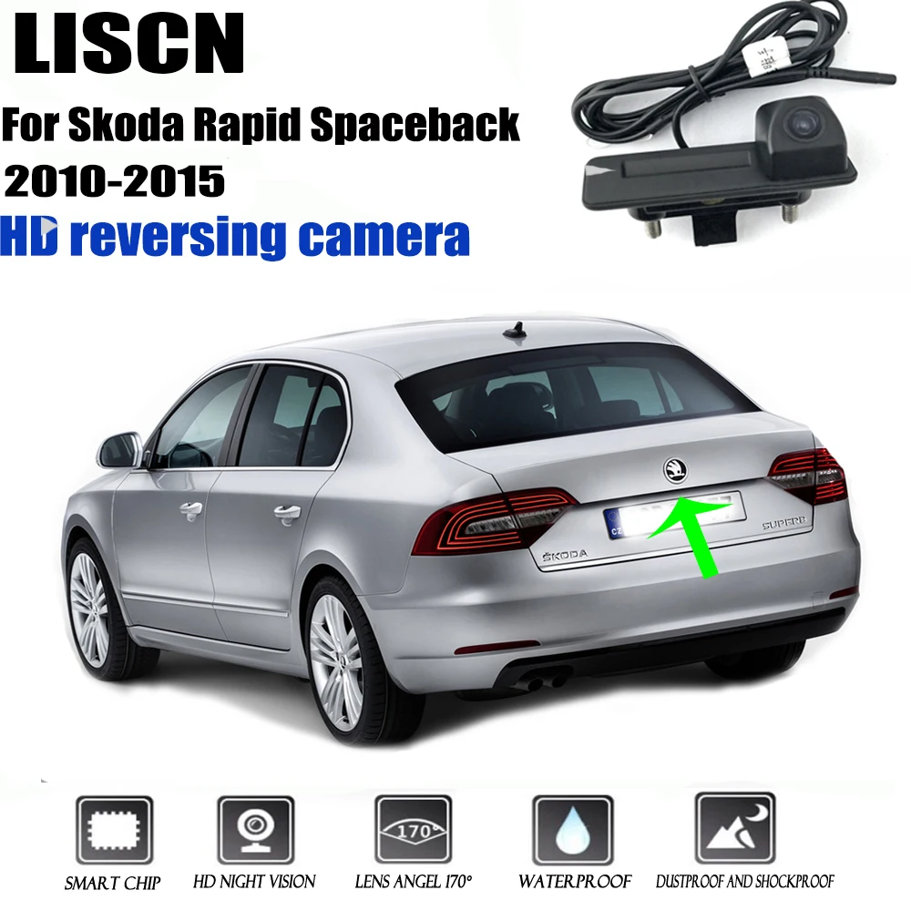 Камера заднего вида для Skoda Rapid Spaceback 2011 2012 2013 2014 2015|Камера авто| |