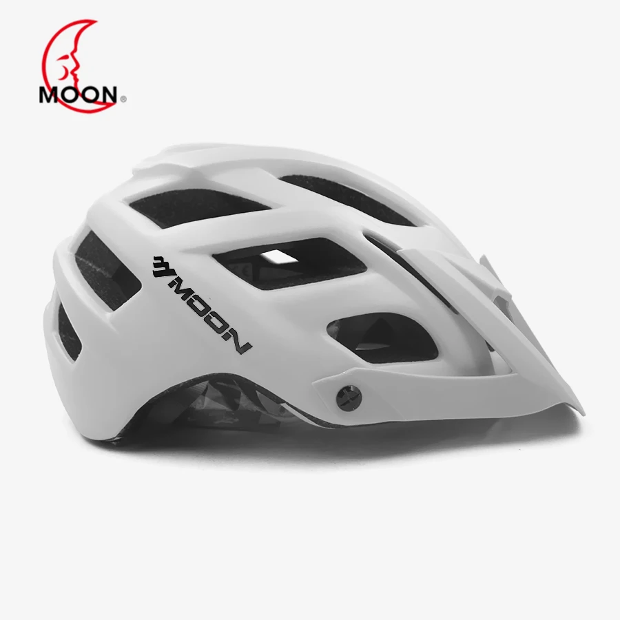 MTB велосипедный шлем TRAIL XC In-Mold велосипедный шлем для мужчин M L горный велосипед Шлемы off-Ciclismo off-велосипедный шлем Защитная крышка - Цвет: white