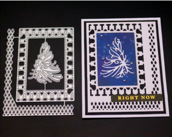 10X7.1cm YINISE для скрапбукинга, металлические Вырубные штампы для трафареты для скрапбукинга, дверная Обложка, бумажные открытки в альбом, тиснение, вырубки - Цвет: 10X7.1cm