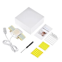 Будильник для страдающих ночным недержанием мочи детей с чувствительным датчиком сигнал для энуреза с громким звуком, ярким светом и сильной вибрацией, детский тренировочный горшок Будильник для страдающих ночным недержанием мочи детей с чувствительным датчиком сигнал для энуреза с громким звуком, ярким светом и сильной вибрацией, детский тренировочный горшок