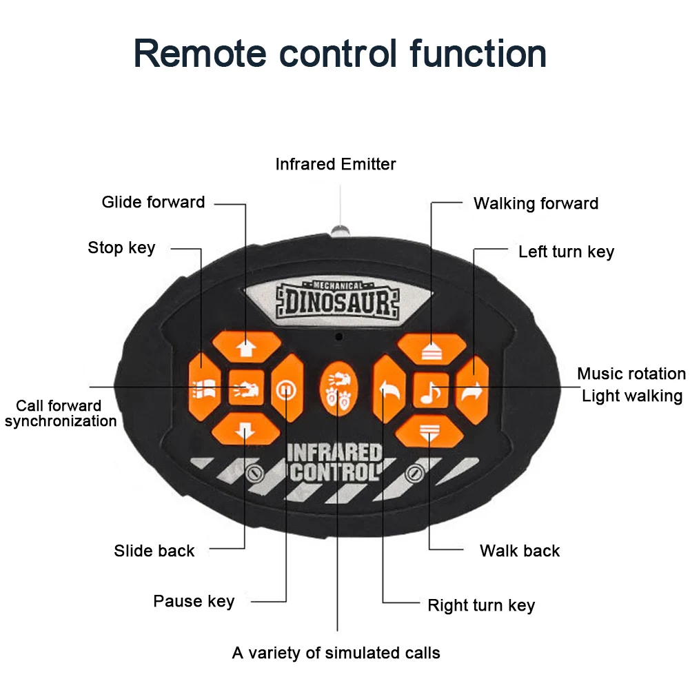 Реалистичный подарок моделирование модель звук Смарт Освещение ходьба дети Динозавр игрушка дистанционное управление дети ABS механические