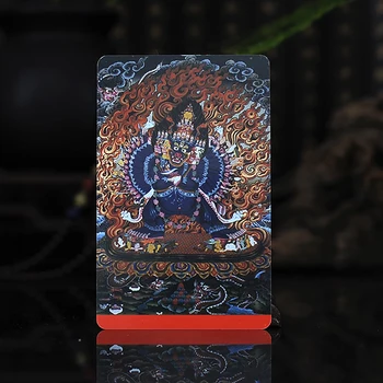 

Tibetan Buddhism Yamantaka Buddha Statue Amulet Buddha Card