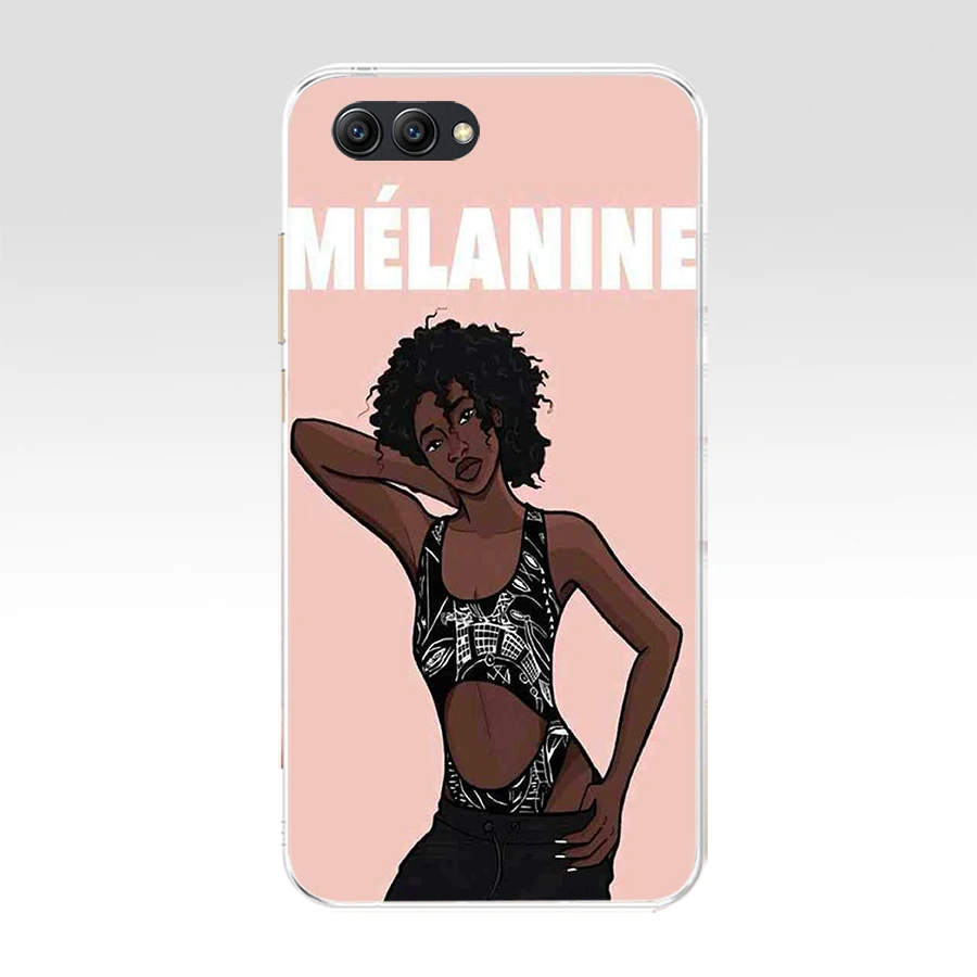 Coque de téléphone portable en TPU souple, 10AA, fille noire magique, Melanin Poppin, pour Huawei Honor 10 Lite 20 20 PRO Lite