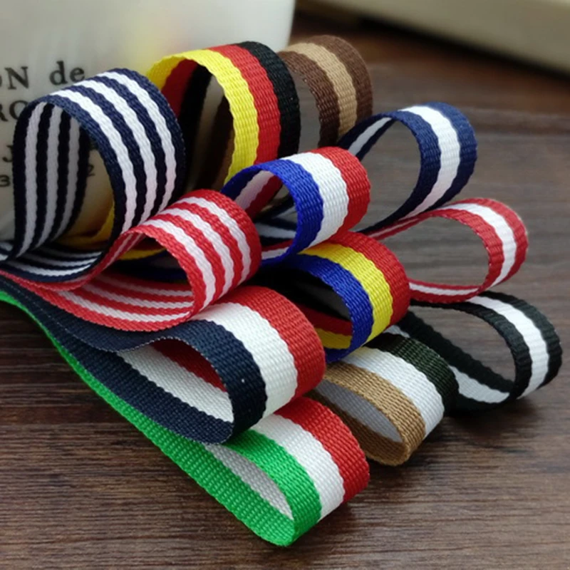 Ribbon Decoration Satin Ribbons Ribbon Supplies Satin Ribbon Sewing Ribbon Stitch Ribbons 37 colours 5yard/lot 3/8"(10/15/20//25 mm) Flag pattern Striped ribbons Computer embroidery ribbon saten ribbon 300D T-030