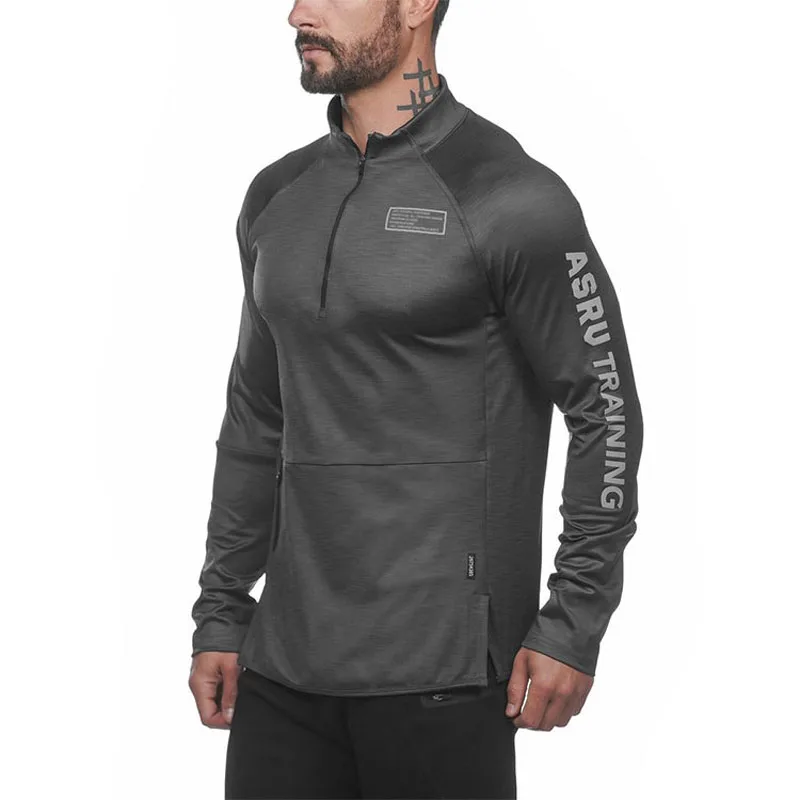 Men Sport Shirts Compression Long Sleeve Running GYM Jackets Breathable Quick Dry Running Fitness Training Sportswear Jerseys