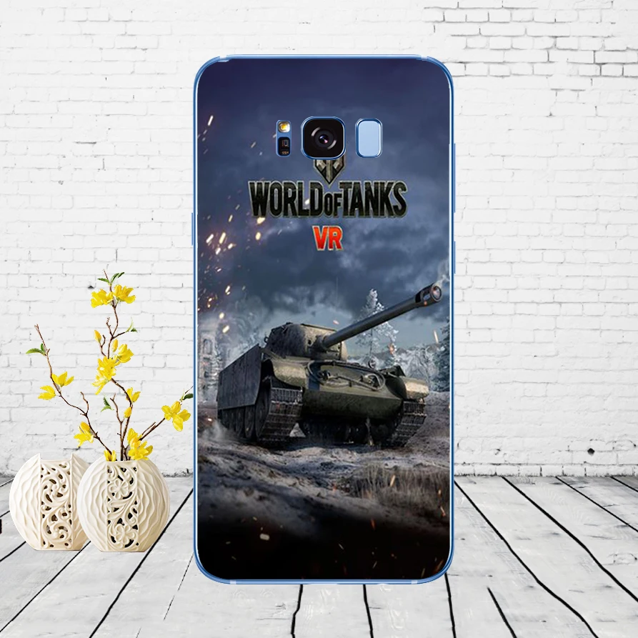 8 91DD world of tanks Мягкий силиконовый чехол для Samsung Galaxy S6 S7 edge S8 S9 S10 plus A70 A50 чехол - Цвет: 8