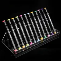 Clear Acrylic Marker Pen Display Multi-Functional Exhibition Stand Marker Pens Brush Pens Organizer Storage 1