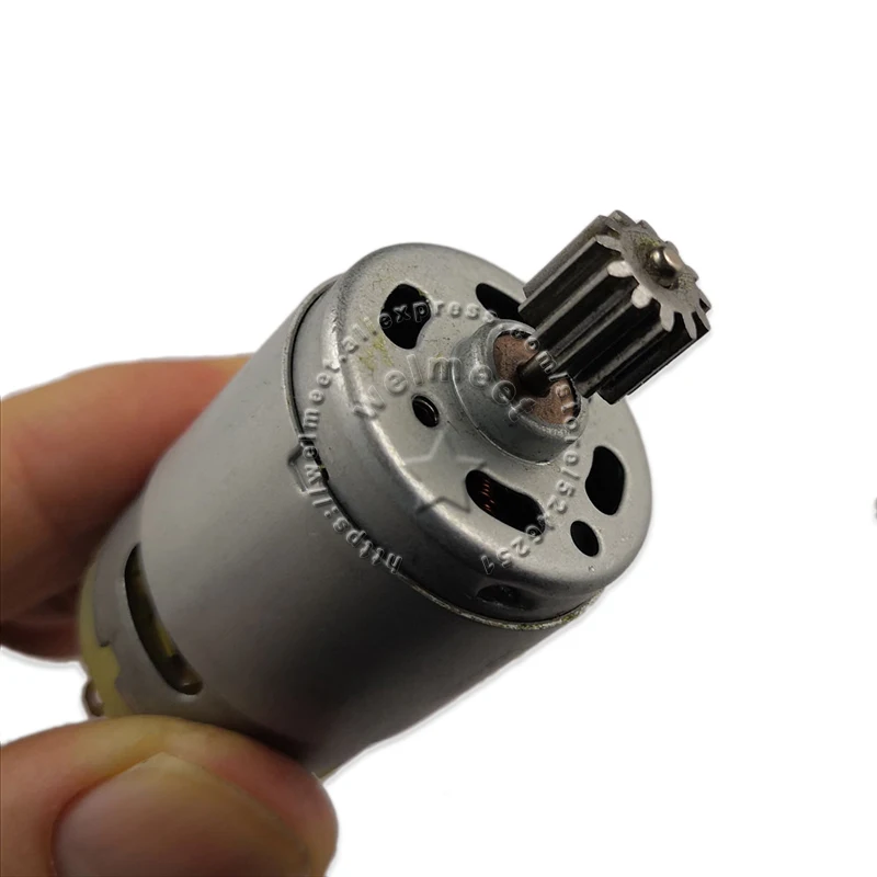 DIY RC 장난감 보트 모델 어린이 전기 자동차용 기어가 있는 탄소 브러시 모터, DC12V, 15000rpm, RS380, 1 개