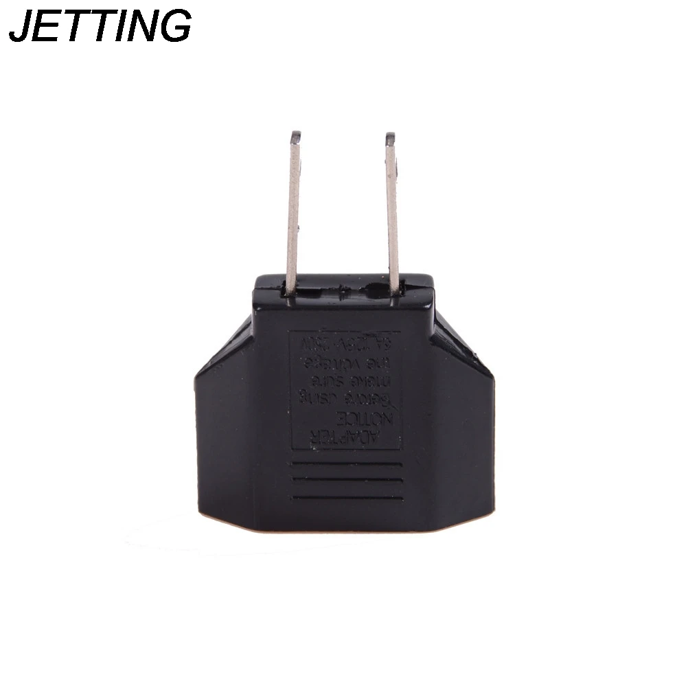 JETTING 5Pcs/set EU Euro Europe to US USA AC Power Plug Travel Converter Adapter Charger Wholesale Home Tools High Quality | Лампы и